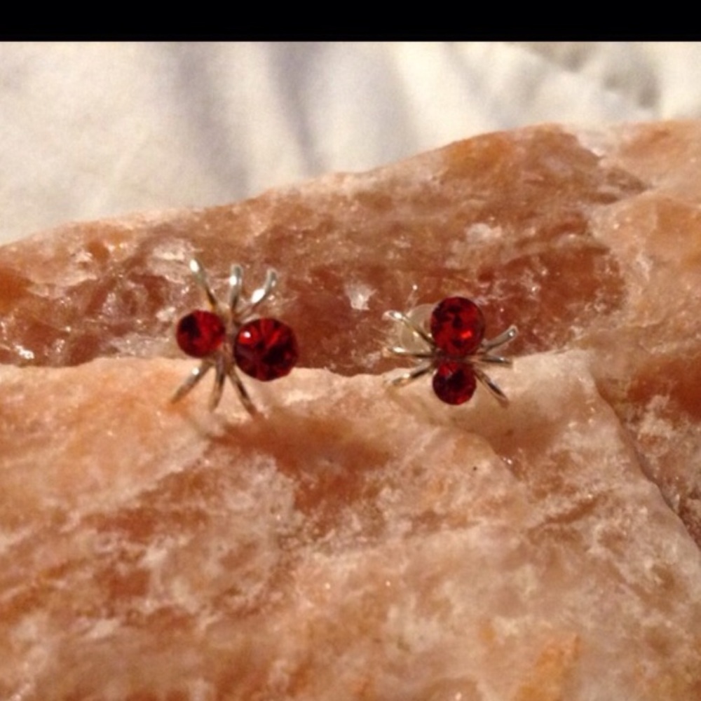 Sterling Silver Spider Earrings 👻2/$10